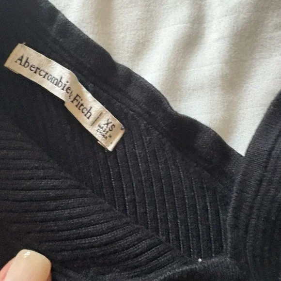 Abercrombie & Fitch Black Ribbed Bodysuit - Picture 2 of 4